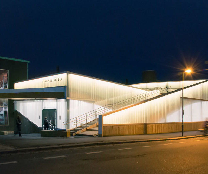 Bicycle Hotel Lillestrøm by Various Architects