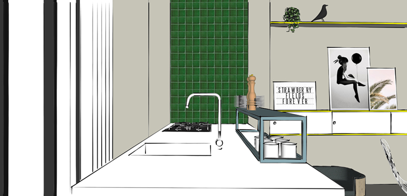 interieurontwerp kleurrijke stadswoning den bosch 06