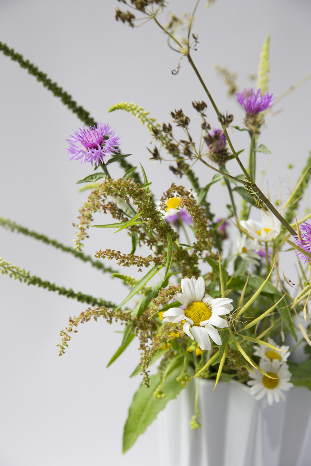 bloemen in duurzame vaas
