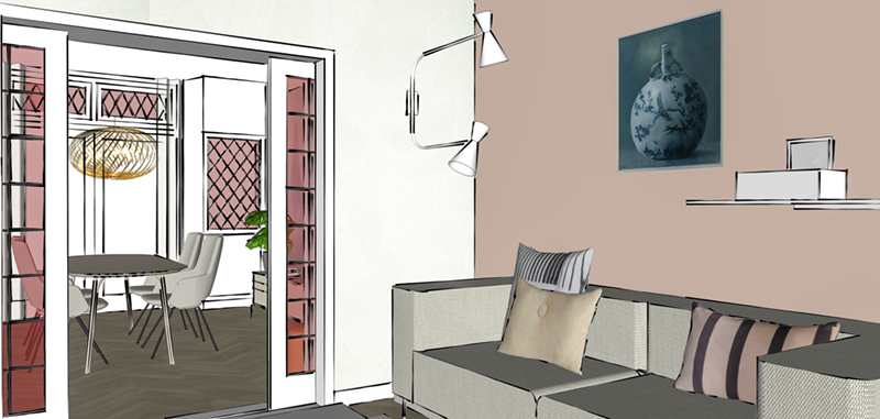 interieur ontwerp jaren 30 woning Den Bosch 027