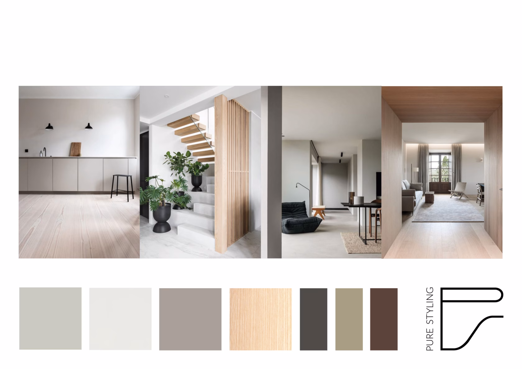 moodboard twee onder een kapwoning Uden